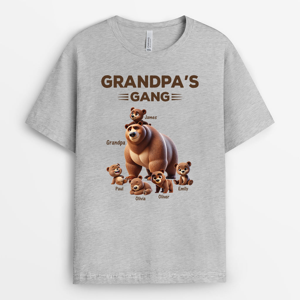 4364AUS2 personalized gifts for mother _ mama bear shirt with names 4364A5M3A