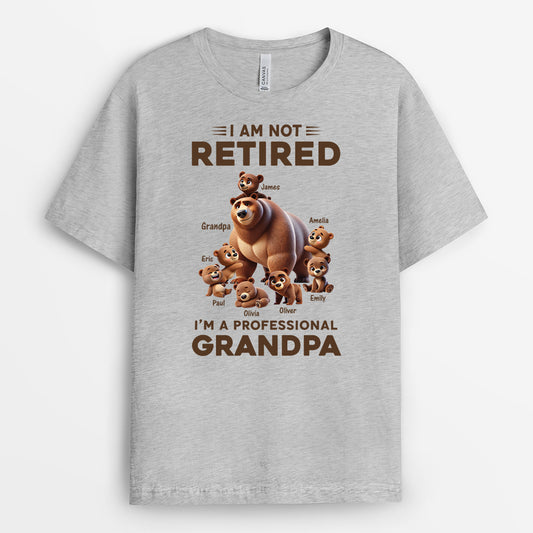 4369AUS2 custom retirement gifts for grandma grandma bear shirt 4369A5M3A