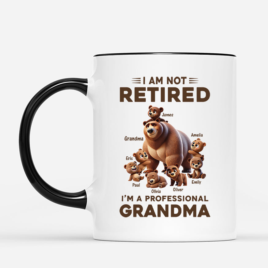 4369MUS2 custom retirement gifts for grandpa funny grandpa bear mug 4369M5M3B