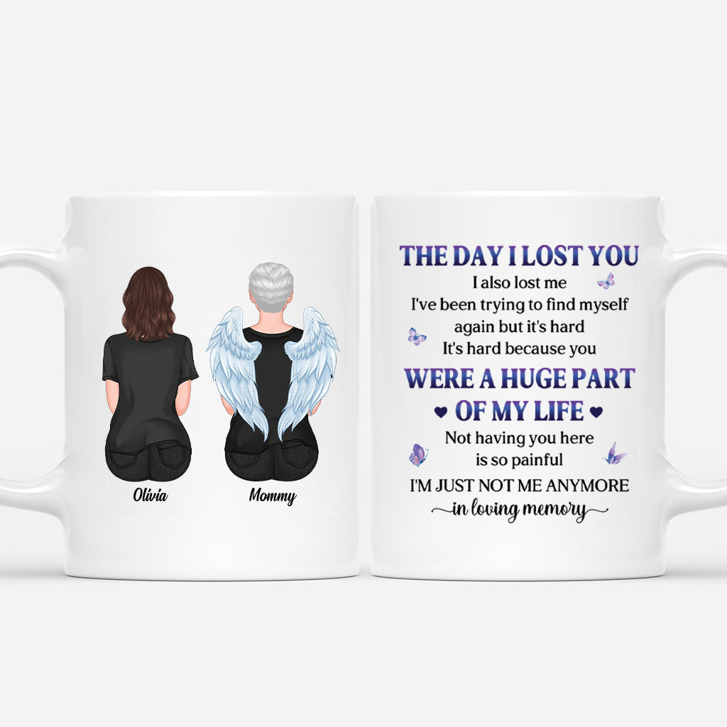 4372US1 personalized in loving memory gifts_ the day i lost you mug 4372