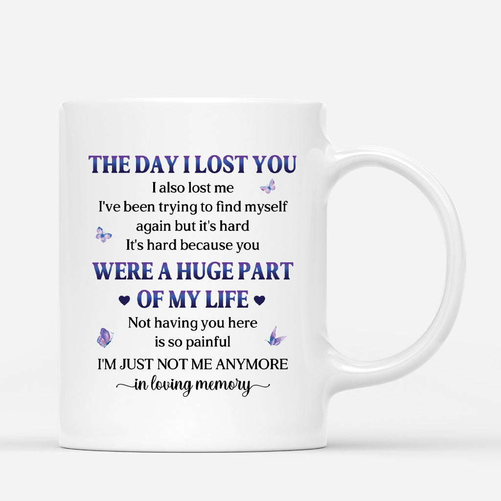4372US3 personalized in loving memory gifts_ the day i lost you mug 4372