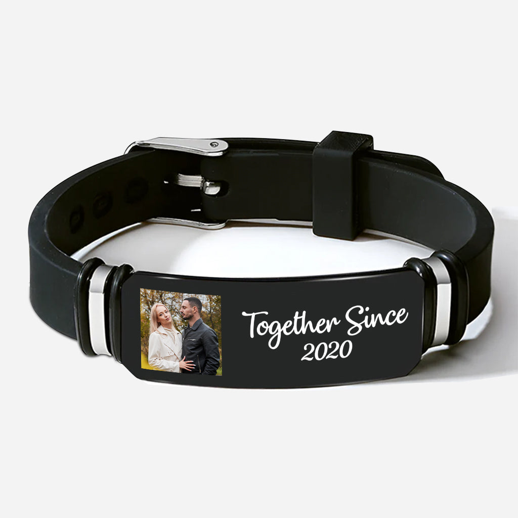 4386JUS1 personalized gifts for couple photo bracelets together since 4386J3L5B_c324cc36 6059 4abe a5df 7a2d7528540f