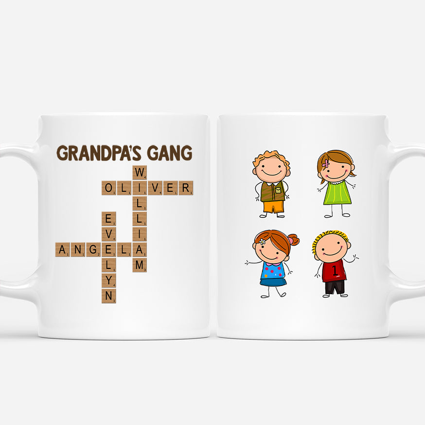 4401MUS1 personalized mugs for dad cute dad gifts daddys gang 4401M3Q5B