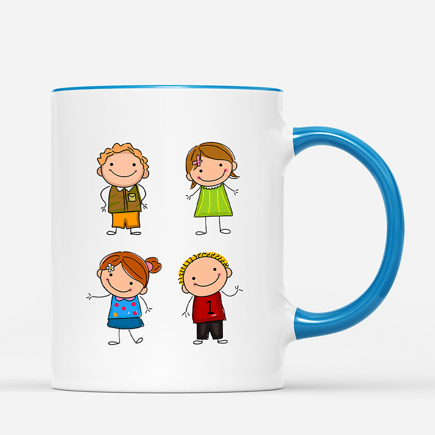 4401MUS3 personalized mugs for dad cute dad gifts daddys gang 4401M3Q5B