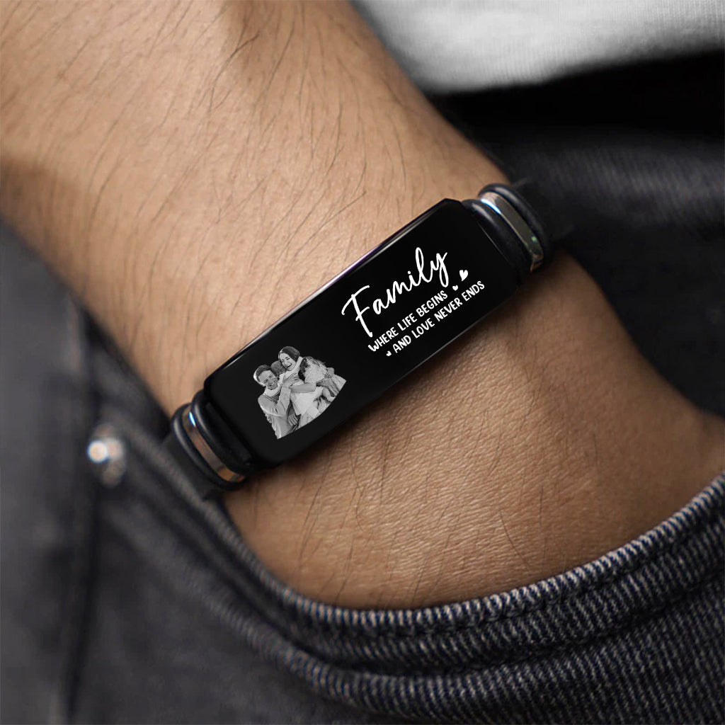 4411JUS2 custom photo bracelet family gifts together we make a family 4411J5T5I_c379d941 13f0 4203 b79d 756cf04e8d93