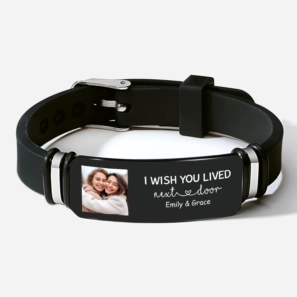 4412JUS1 personalized bracelets i wish you lived next door gifts for friends 4412J5T5F