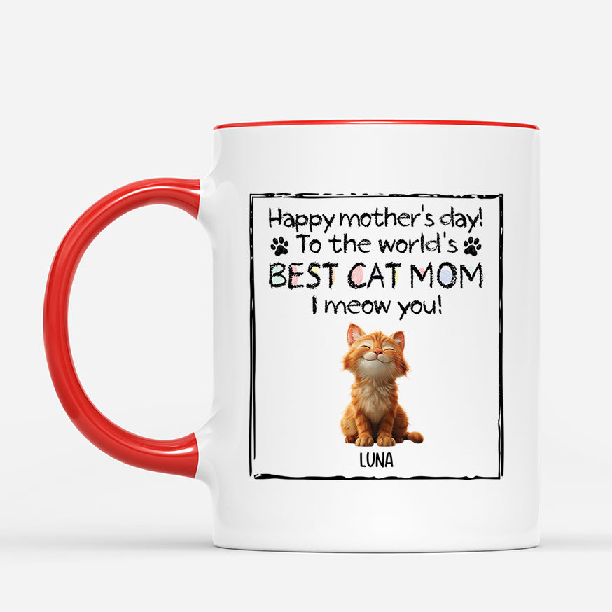 4419MUS2 personalized fathers day mug unique gifts for cat dads 4419M