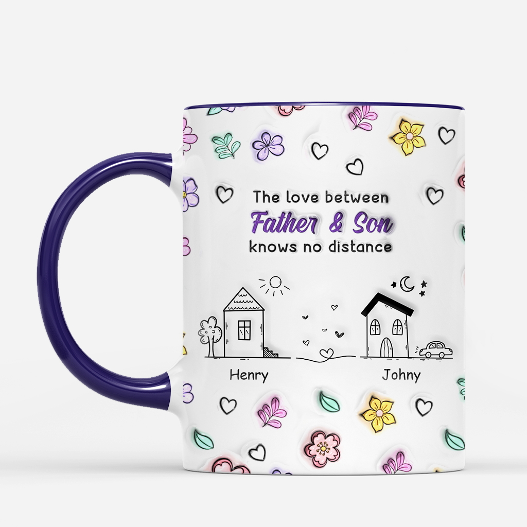 4420MUS1 3d printing effect custom mom gift the love between mother and daughter mug_ 4420M