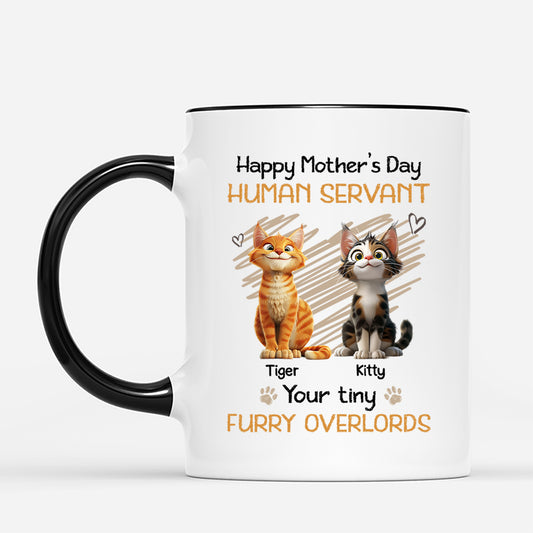4424MUS2 custom cat lover gifts happy fathers day human servant_ mug 4424M6Q5D_162a7b3e 64f7 40e1 9430 cf3c201f16a2