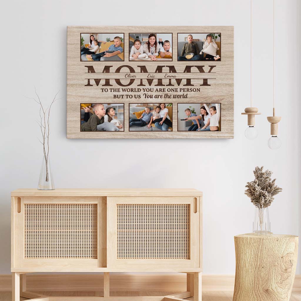 4457CUS3 custom photo collage canvas prints sentimental gifts for mom 4457CKT5A