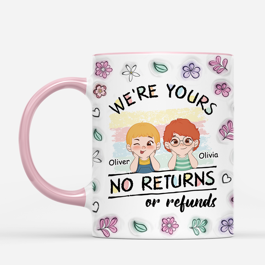 4471MUS2 3d printing effect personalized gifts for mom dad were yours no returns mug 4471M3H0A