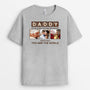 4472AUS1 personalized dad gifts daddy to the world photo t shirt 4472A5L5B