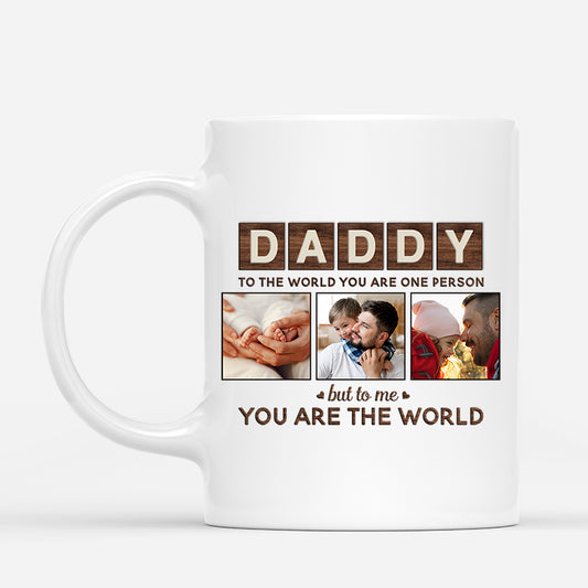 4472MUS1 personalized photo mug daddy to the world mug 4472M5L5B