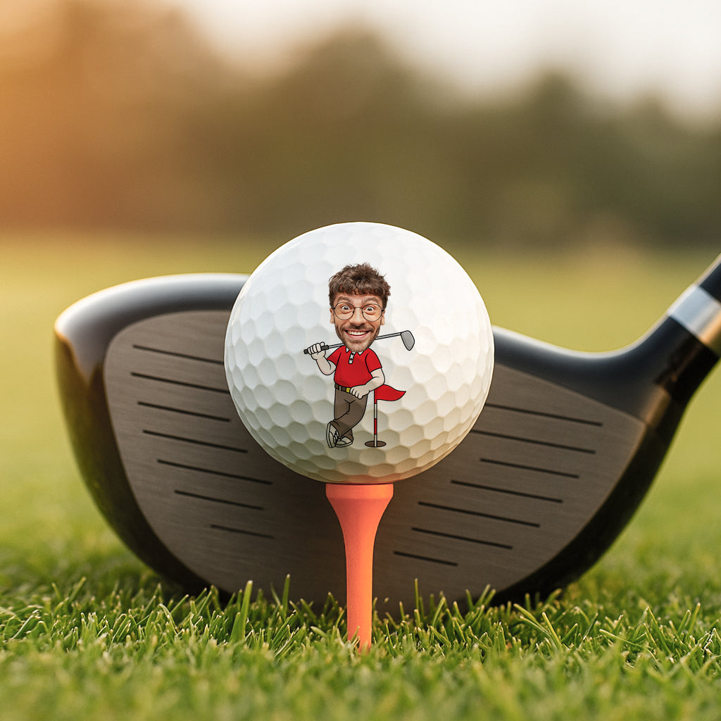 4485KUS3 personalized golf gifts for men funny golf ball face_ 4485KTM3B