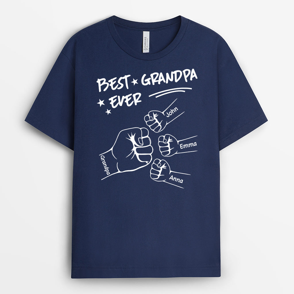 4493AUS3 personalized gifts for fathers day cool best dad ever shirt 4493A3Q5B