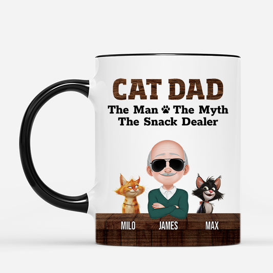 4501MUS2 personlized cat dad mug funny cat gifts for humans 4501M5K0D