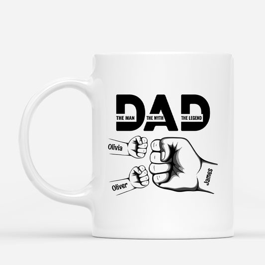 4502MUS1 personalized dad mug the man the myth the legend mug_ 4502M8QNB