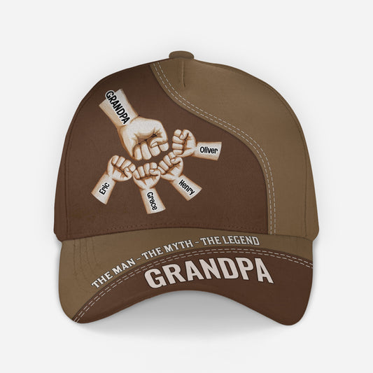 4509JUS2 personalized gift for dad the man the myth the legend cap_ 4509JTQAB