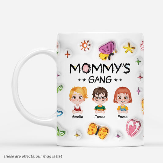 4519MUS1 3d printing effect personalized mothers day gifts butterfly mugs for mom 4519M5T0A