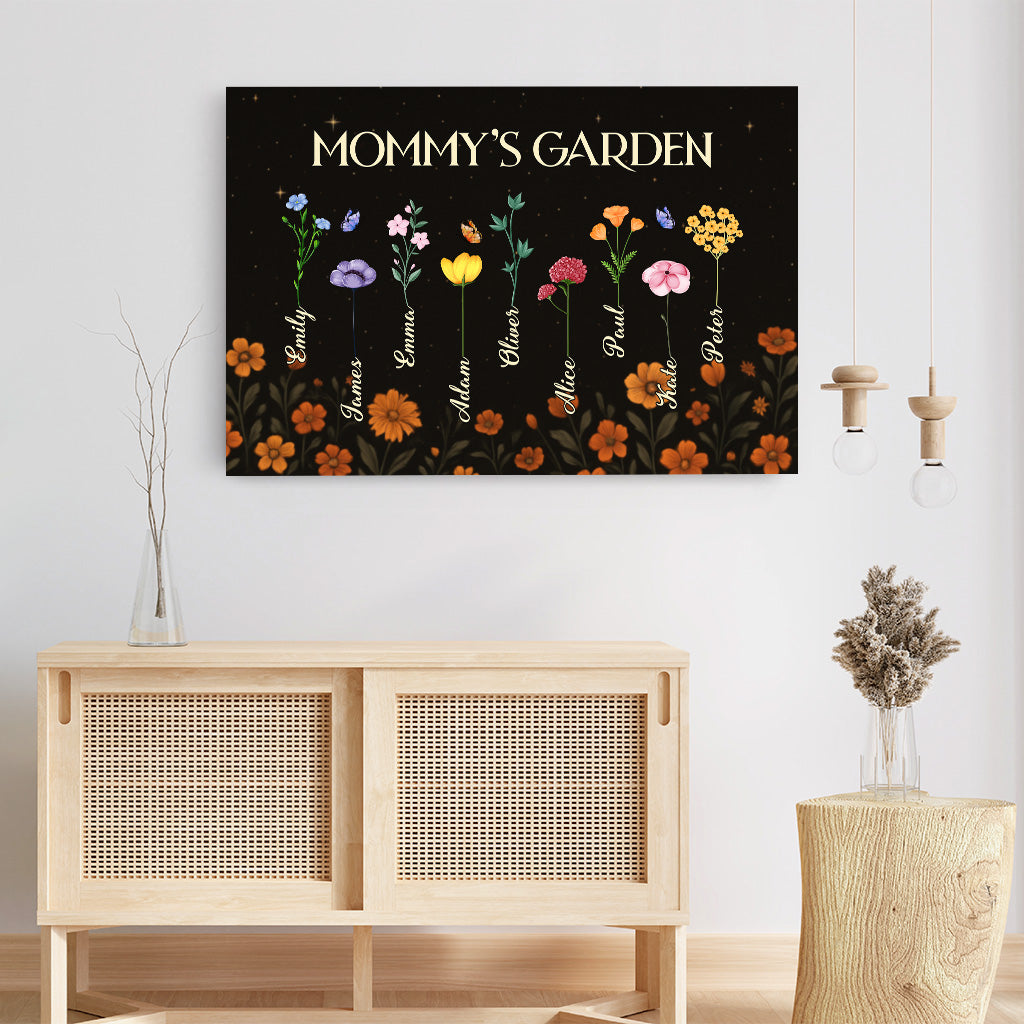 4530CUS3 personalized gifts for mother mommys garden wall art 4530C3QNA