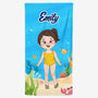 4537BUS1 personalized beach towels for kids gifts for the summer_ 4537B5M0K