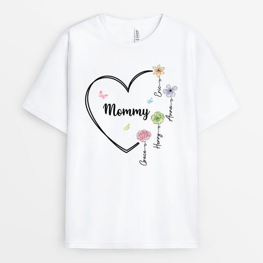 4540AUS1 custom mothers day gifts for grandma first mom now grandma shirt 4540A5DAA