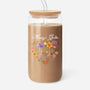 4541AUS1 personalized glass cups with lids momgrandmas garden gifts 4541atslta