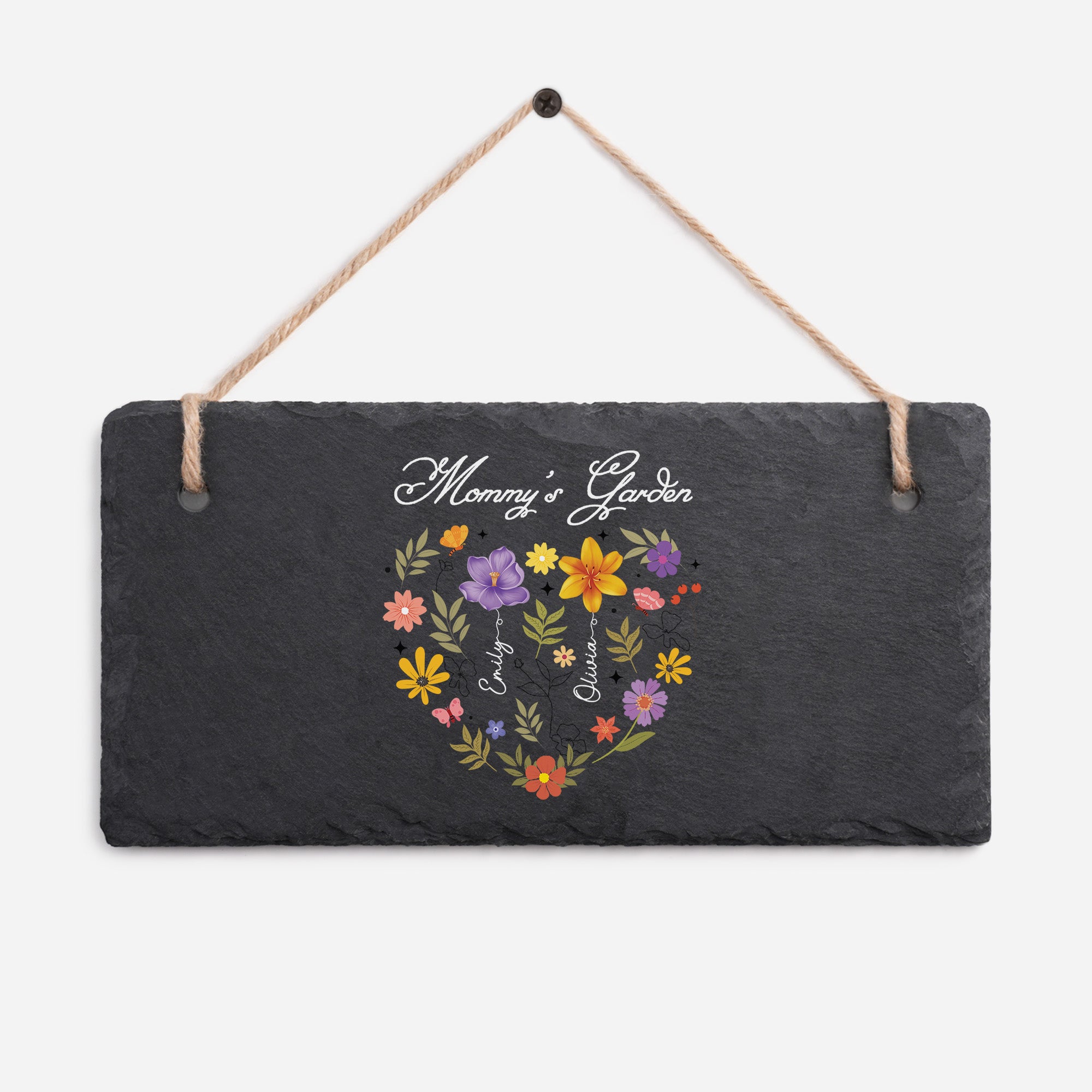 4541AUS1 personalized slate garden signs grandmamoms garden gifts 4541aeslta_95a31278 5ffd 4df1 9d56 5bf064a8ffaf