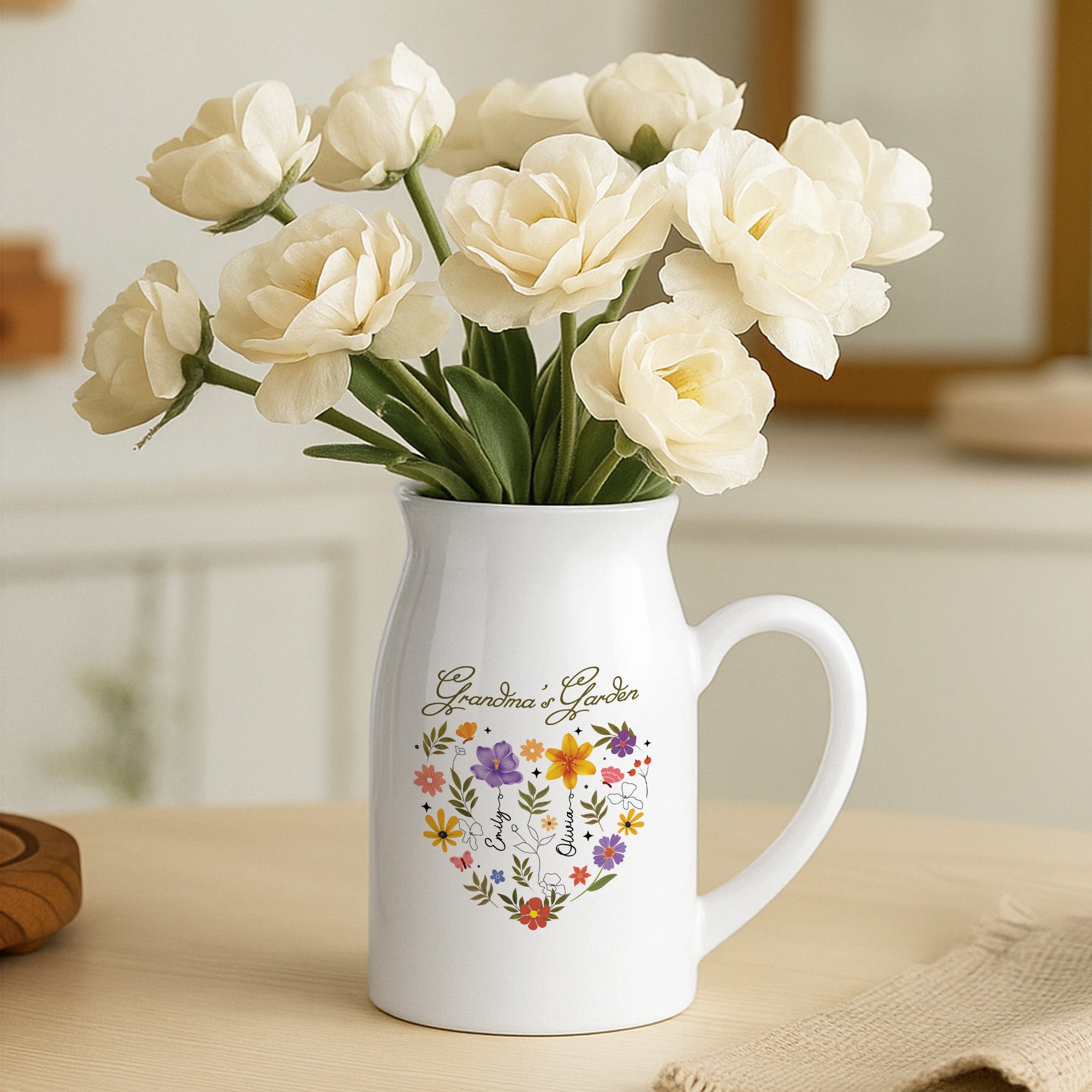 4541OUS2 personalized flower vase for mothers day_ momgrandmas garden gifts 4541oslta