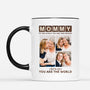 4558US2 personalized photo mugs for dad to the world you are a father 4558