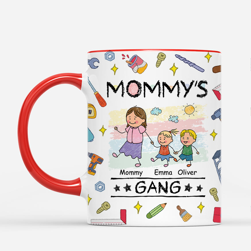 4566MUS2 personalized fathers day gifts for dad daddys gang mug 4566M3M0B