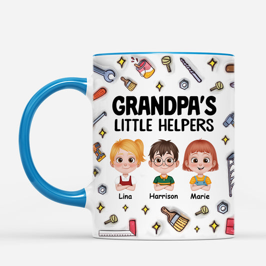 4569MUS2 custom dad mugs for fathers day_ daddys little helpers mug 4569MTYNB