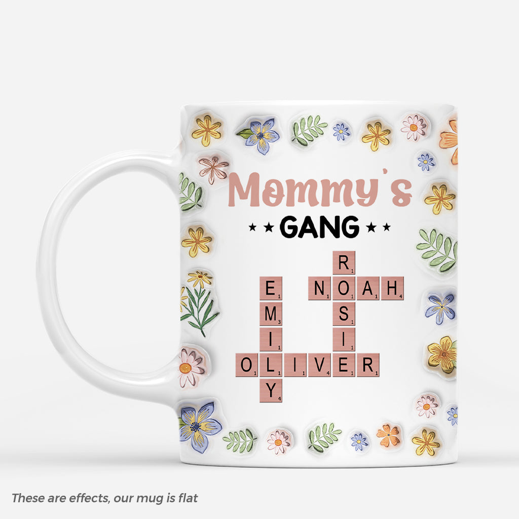 4572MUS1 3d printing effect personalized mom gifts floral mugs for mom 4572M8T5A
