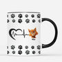 4598MUS4 3d printing effect personalized cat mom gifts paw print mugs 4598M5Q5D