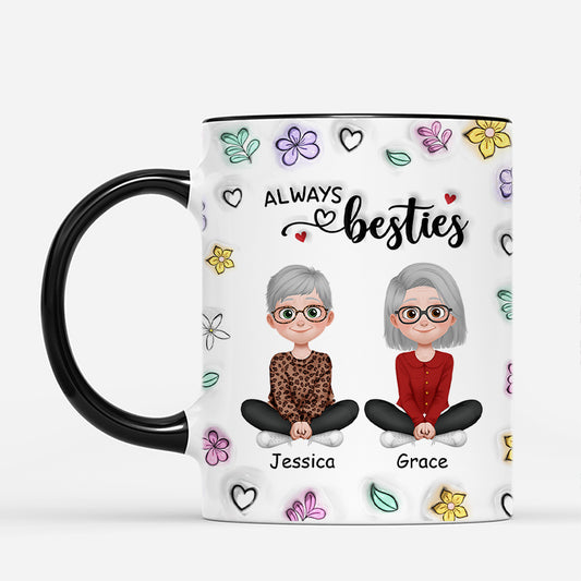 4600MUS2 3d printing effectpersonalized gifts for for sister friend sisters forever mug 4600M3M0F