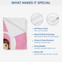 4606BUS4 personalized fleece blankets cute gifts for kids 4606BKQ0K