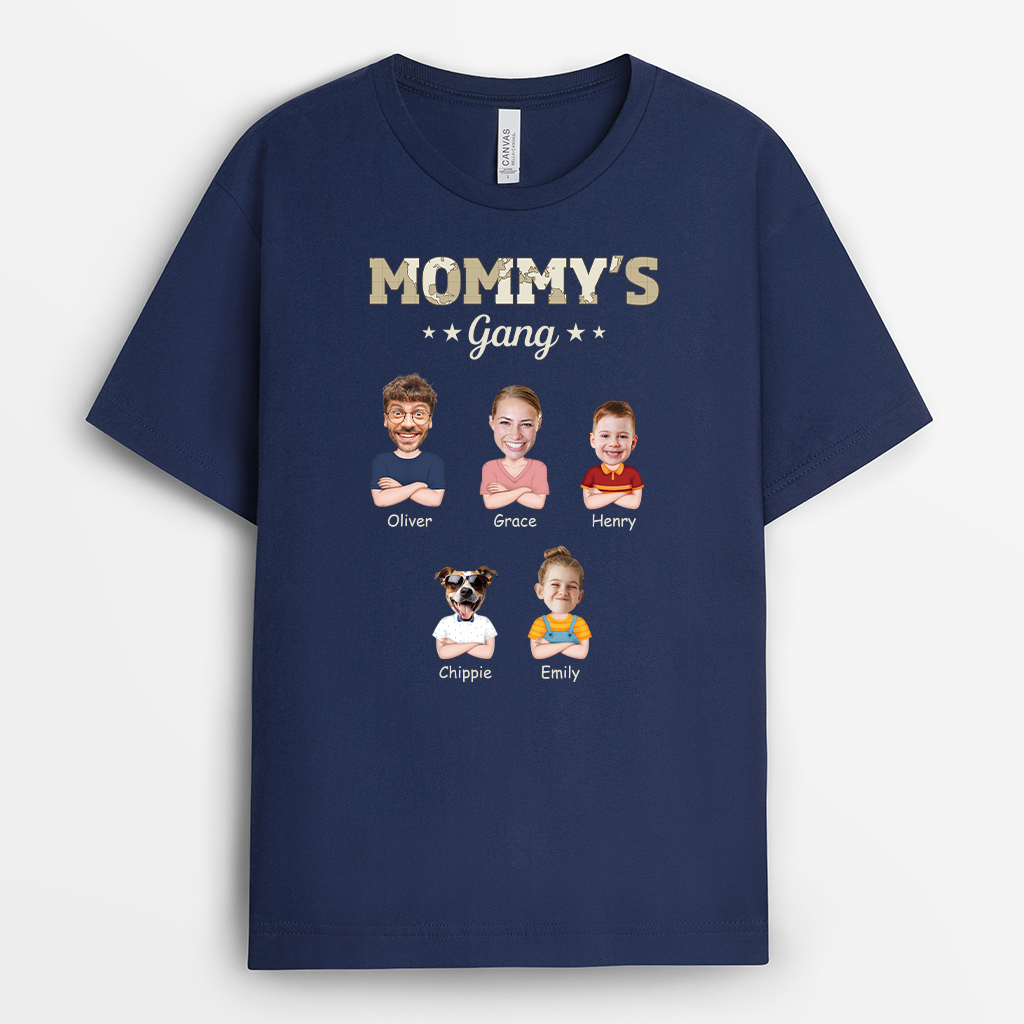 4665AUS3 custom fathers day gifts for grandpa grandpa shirts with faces 4665A3H0B