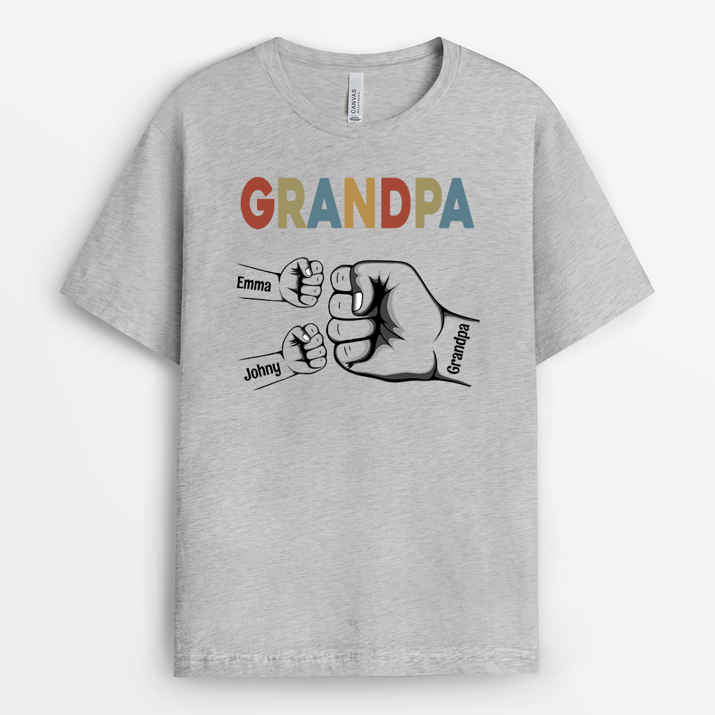 4677AUS2 customized fathers day shirts with names cool gifts for daddy 4677AKH0B