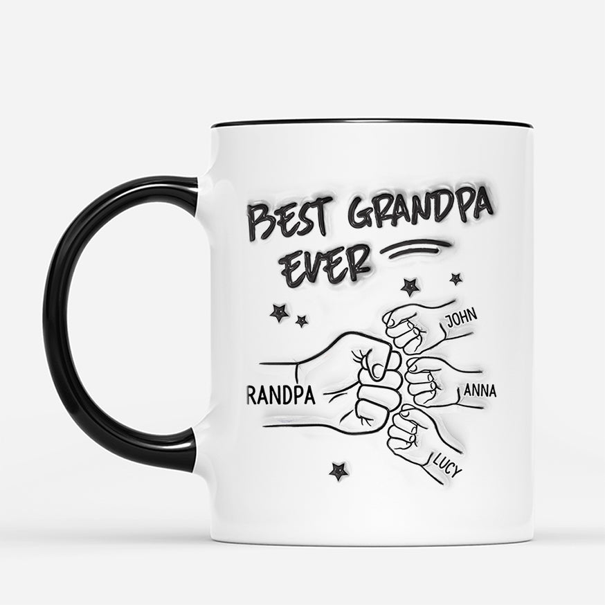4697MUS2 3d printing effect personalized fathers day presents best dad ever mug 4697M5L5B