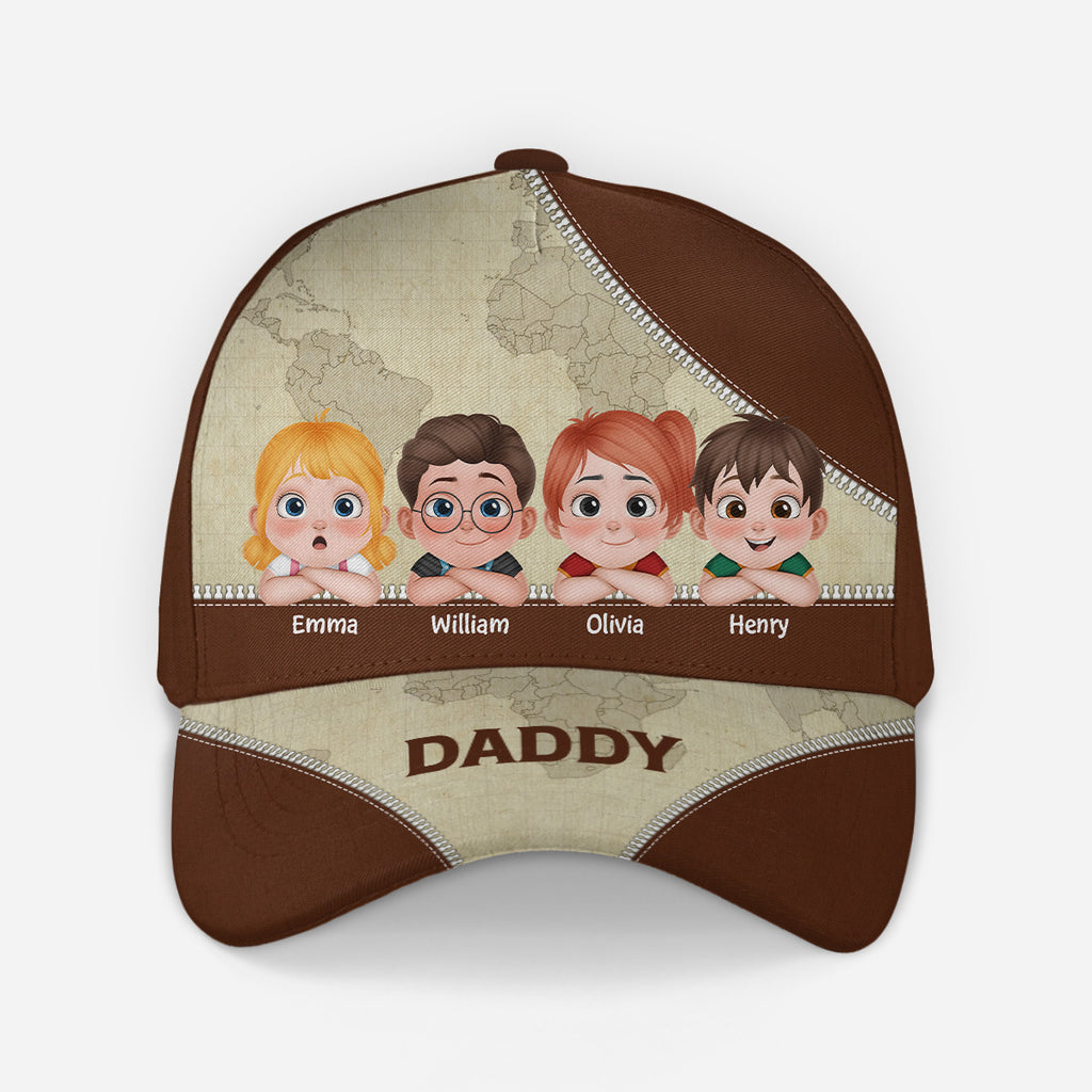 4713JUS2 personalized caps with kids fathers day gifts for dad 4713J6LMB