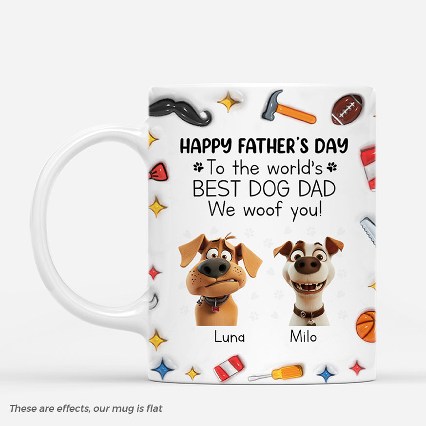 4720MUS1 3d printing effect custom mugs for fathers day dog dad presents 4720MKT0C_9803d40a 52f4 48ee af90 b18d493a1327