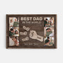 4739CUS1 custom fathers day canvas with pictures best dad in the world_ 4739C36AB