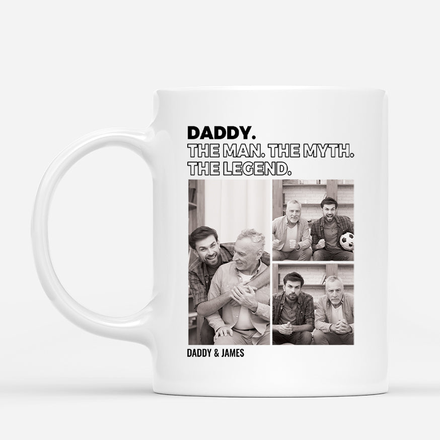 4743MUS1 custom dad gifts the man the myth the legend mug with pictures 4743MKM5B