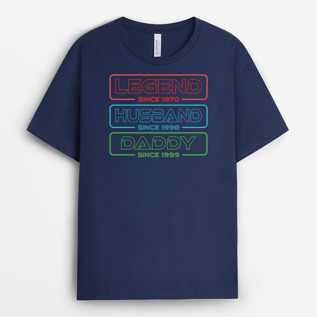 4760AUS2 personalized grandfather gift legend husband dad grandpa shirt 4760AK8NB