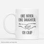 4783MUS1 3d printing effectpersonalized funny dad gifts like father like daughter mug 4783M88AB
