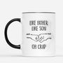4783MUS2 3d printing effectpersonalized funny dad gifts like father like daughter mug 4783M88AB