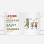 4784MUS1 custom gift for grandad legend since coffee mug 4784M8M0B