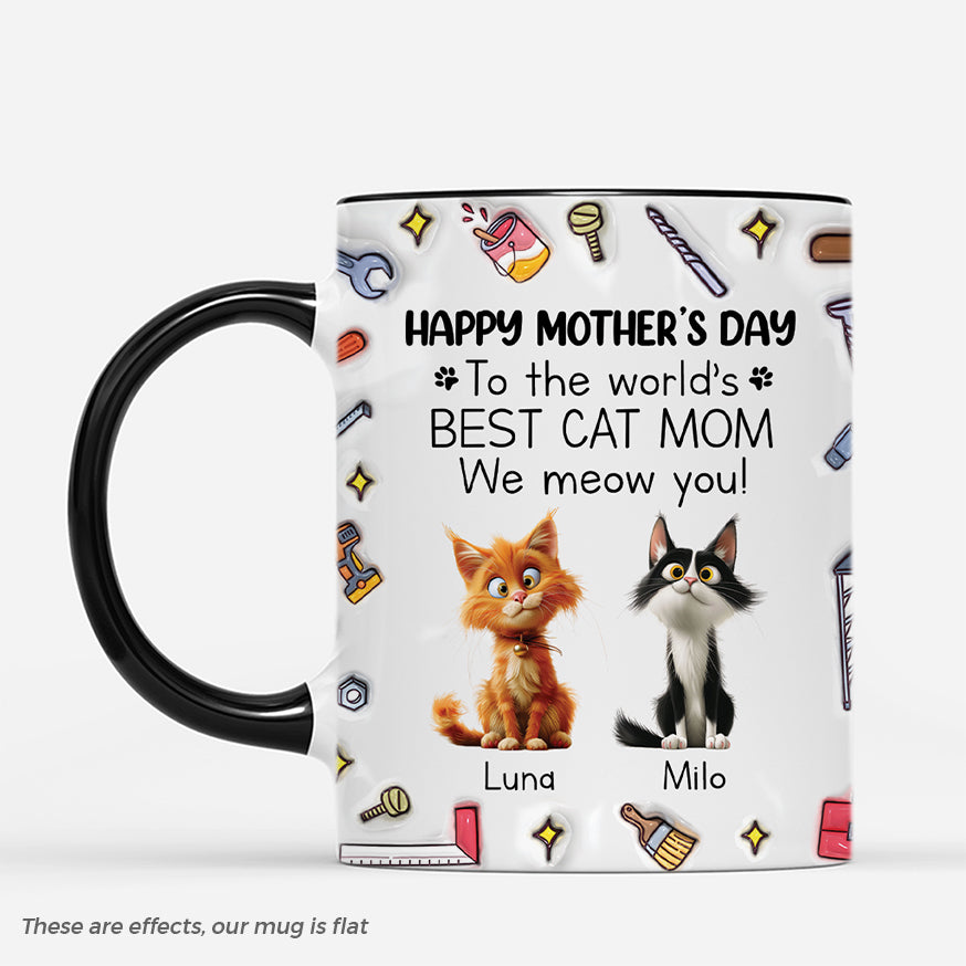 4793MUS2 3d printing effectpersonalized cat mom present best cat mom ever mug 4793M8T5D