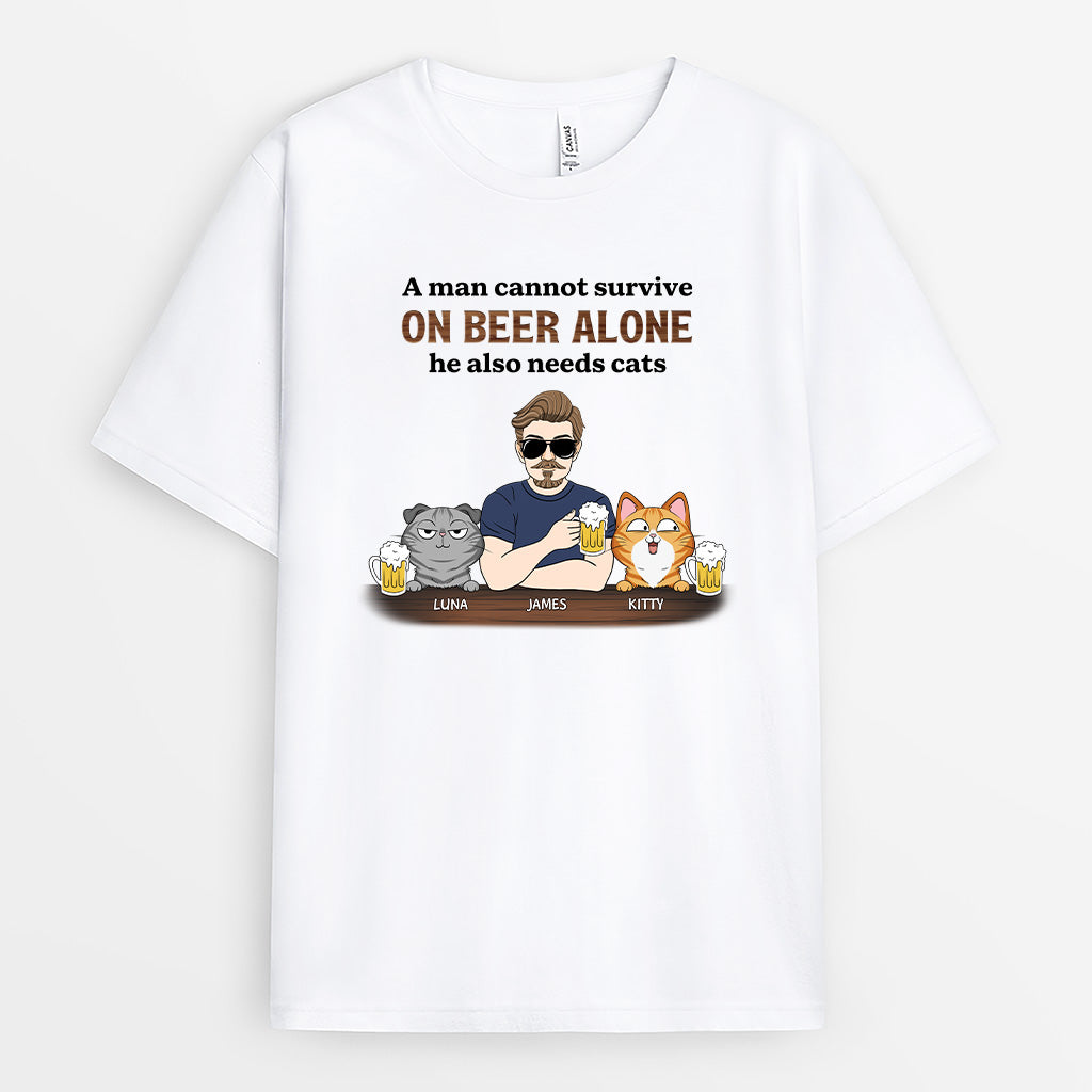 4800AUS1 custom cat shirts for humans gag gifts for beer lovers 4800ATGMD