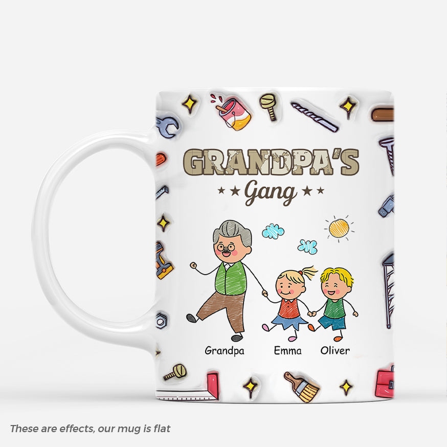 4816MUS1 custom grandad present grandads gang is us mug 4816M6M5B